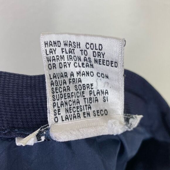 Halston Navy Blue Textured Silk Pencil Skirt - Picture 7 of 7